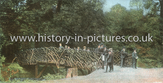 The Coronation Bridge, Wanstead Park, Wanstead, London. c.1905